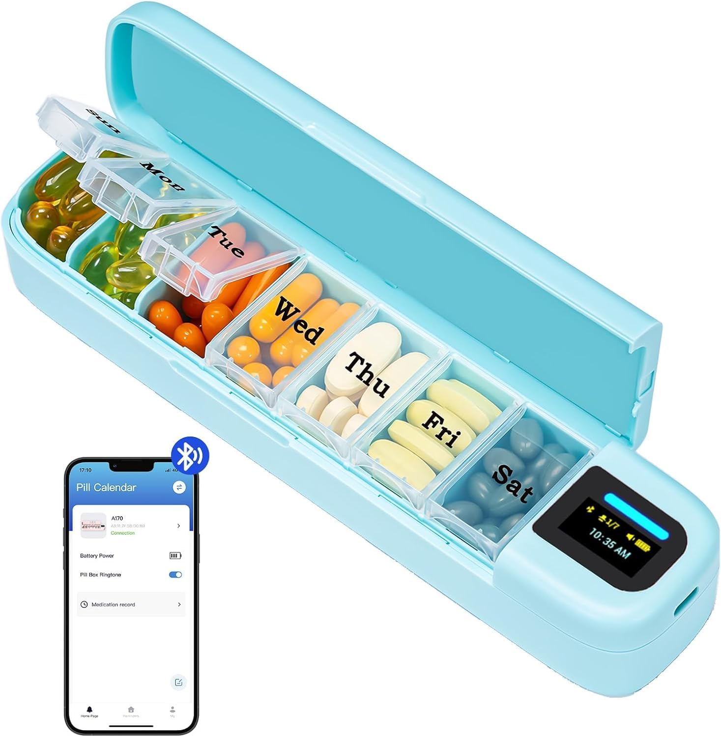 Smart Pill Organizer with Alar - огляд і ціна Medicine Cabinet Lock
