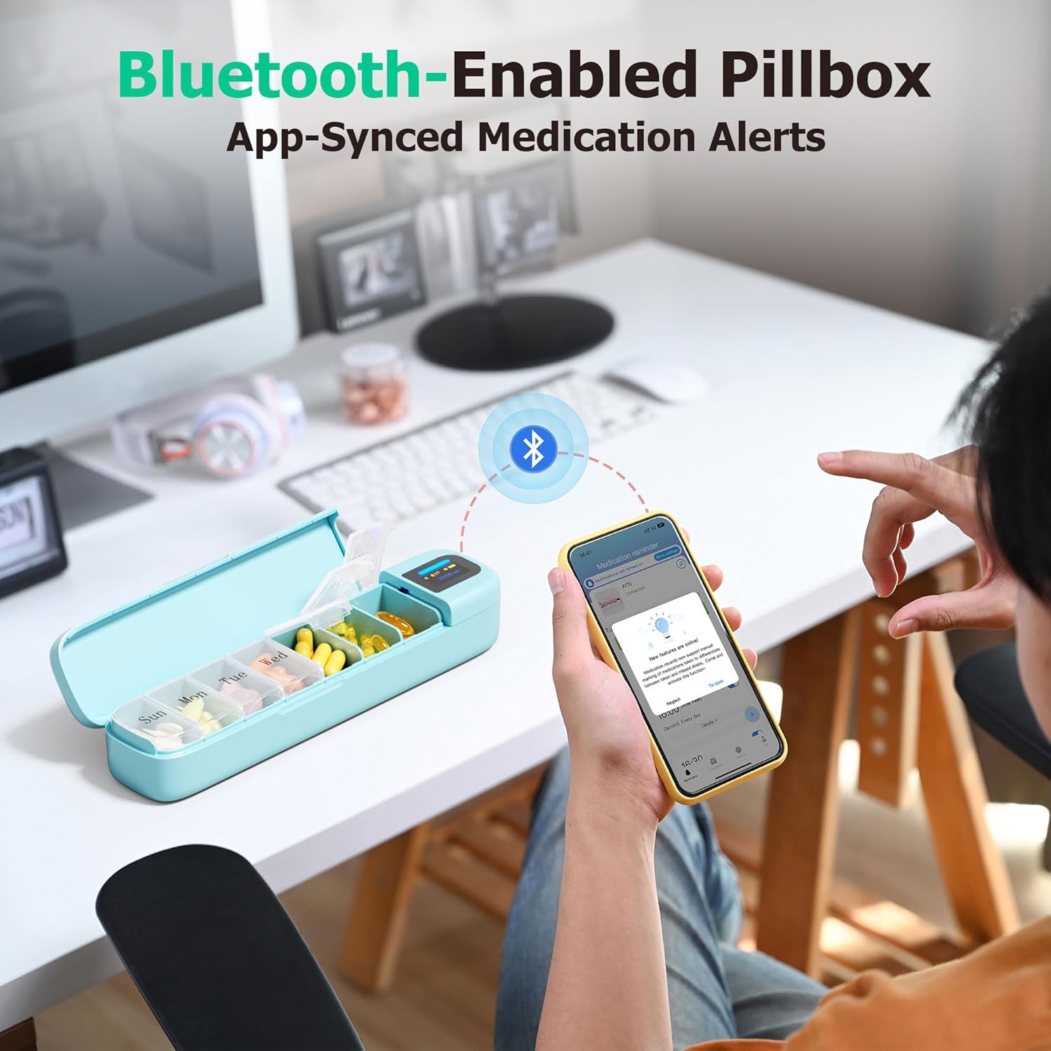 Smart Pill Organizer with Alar - огляд і ціна Medicine Cabinet Lock