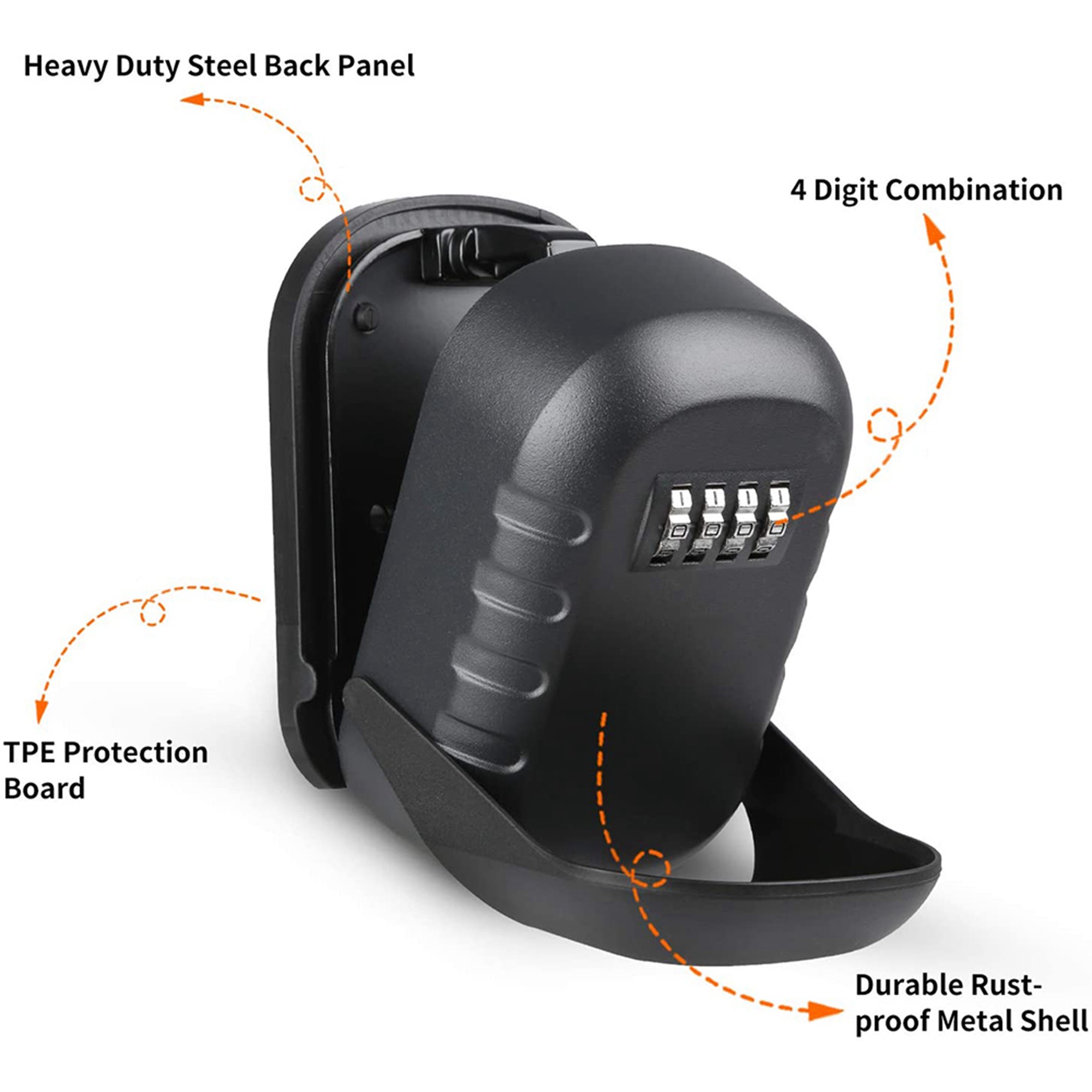 ABKN-2X Key Lock Box Wall Moun - огляд і ціна Lockbox Key Secure