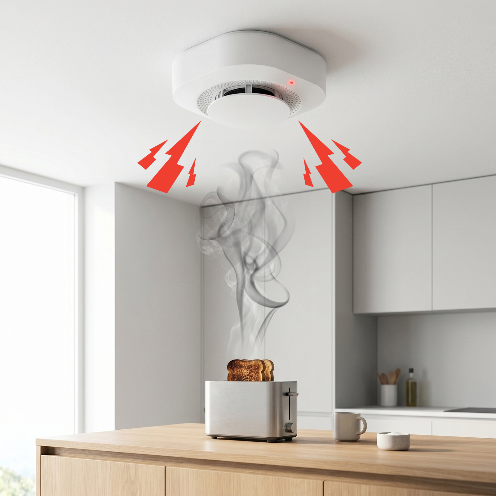 4 / 6 / 8 / 12 PCS Tuya Zigbee - огляд і ціна Smoke Detector Interconnected