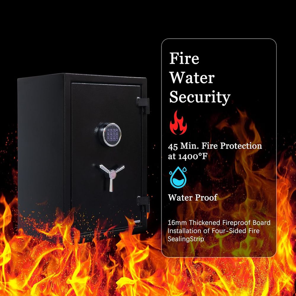 Large Handgun Safe with Digita - огляд і ціна Fire Safe Document