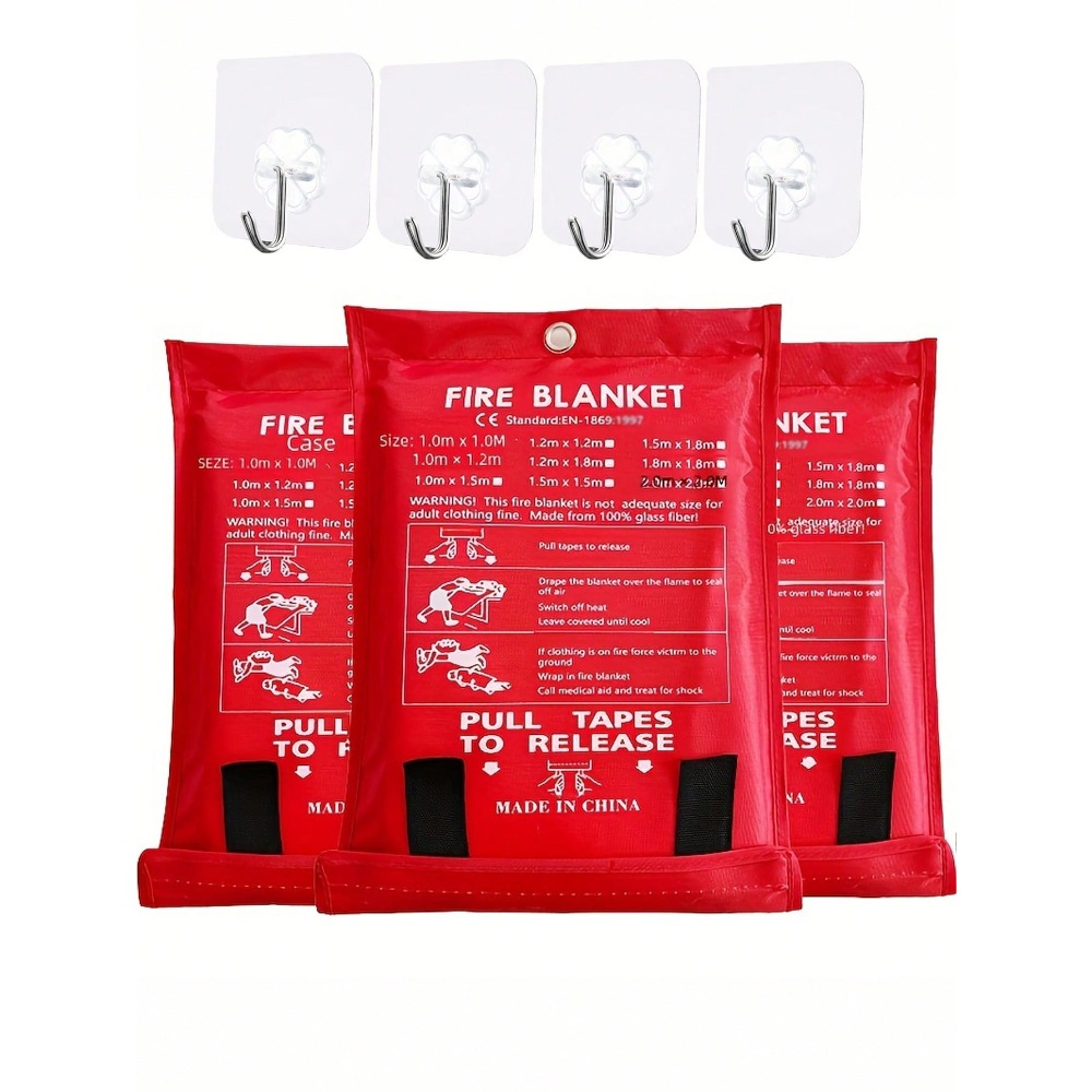 Fire Blanket 39.37 X 39.37 Inc - огляд і ціна Fire Blanket Kitchen