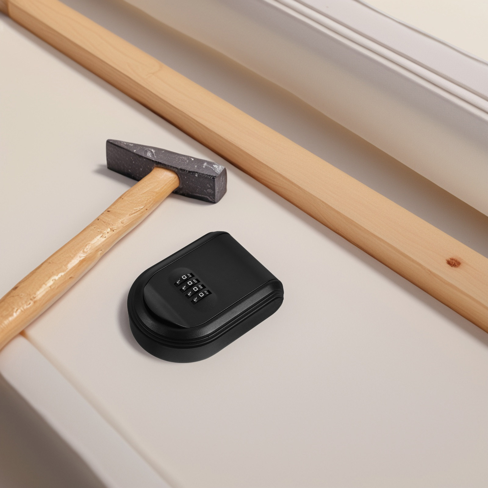 Wall Mounted Key Lock Box Blac - огляд і ціна Lockbox Key Secure