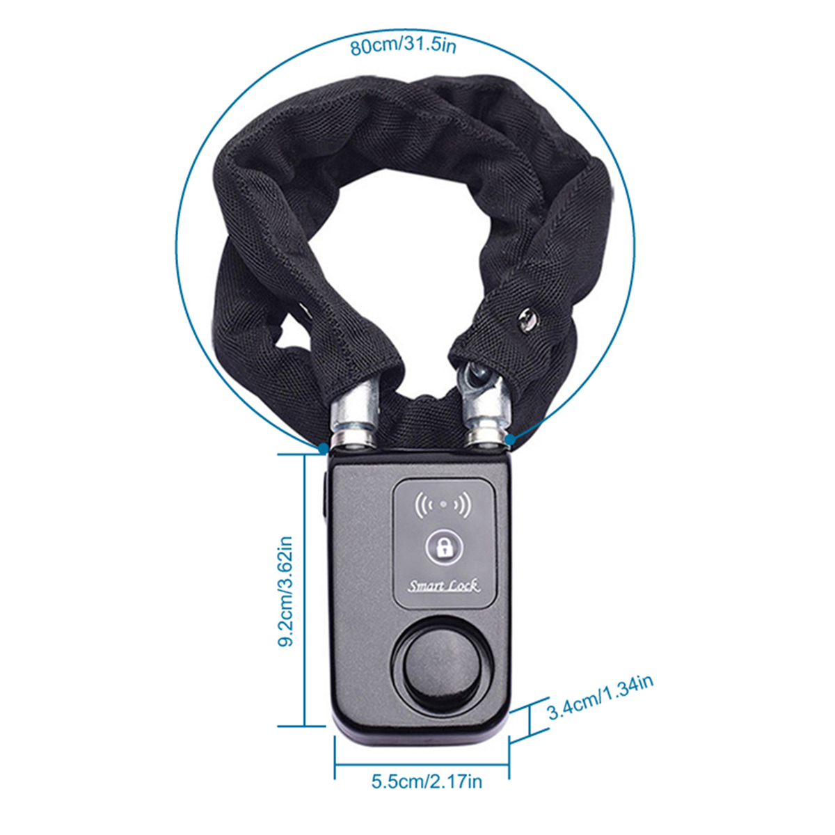 Smart Bluetooth Chain Lock Key - огляд і ціна Security Chain Door