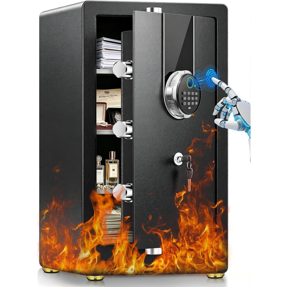 Large Biometric Safe with 35 M - огляд і ціна Fire Safe Document