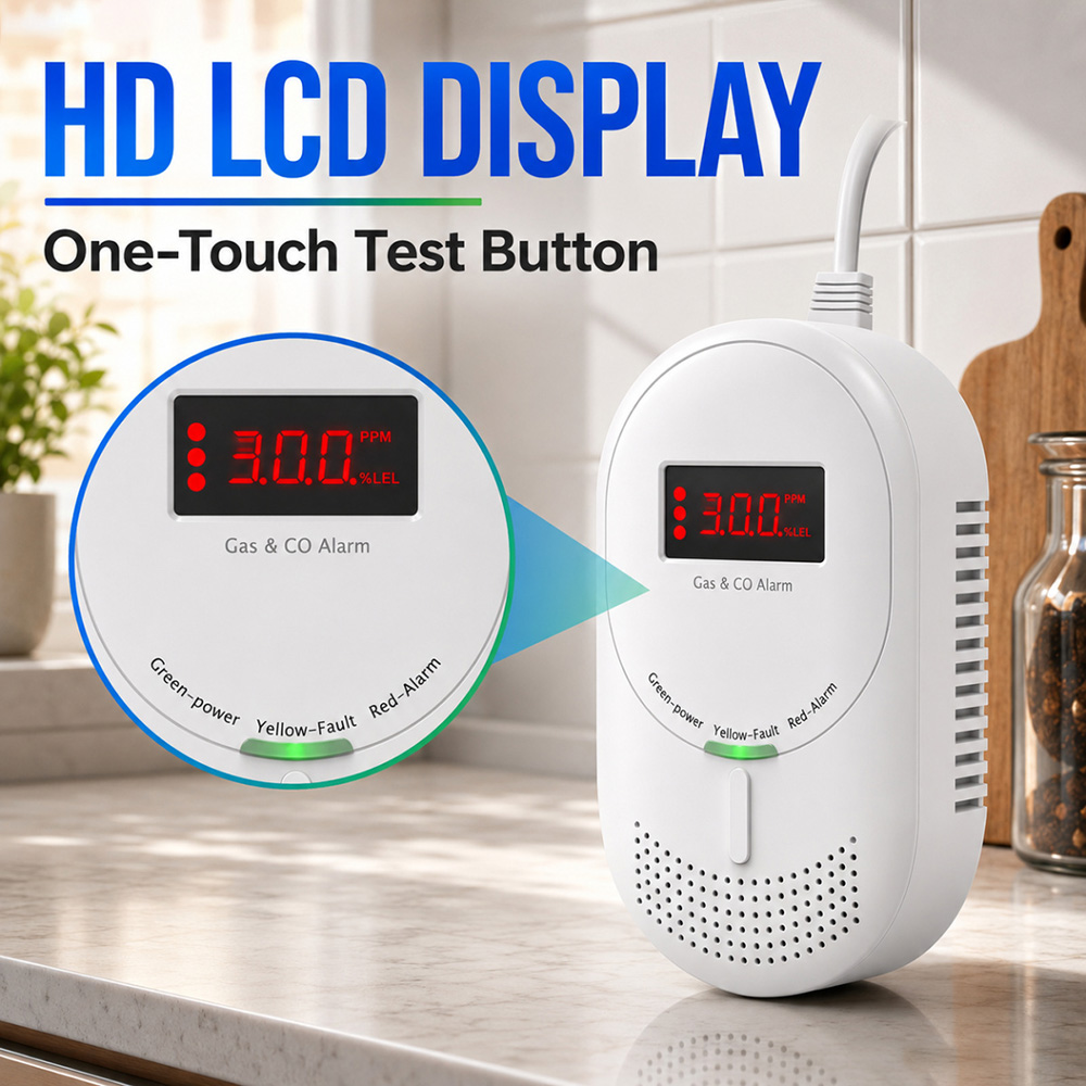 CCEsafety Zigbee Tuya Gas CO D - огляд і ціна Co Detector Plug