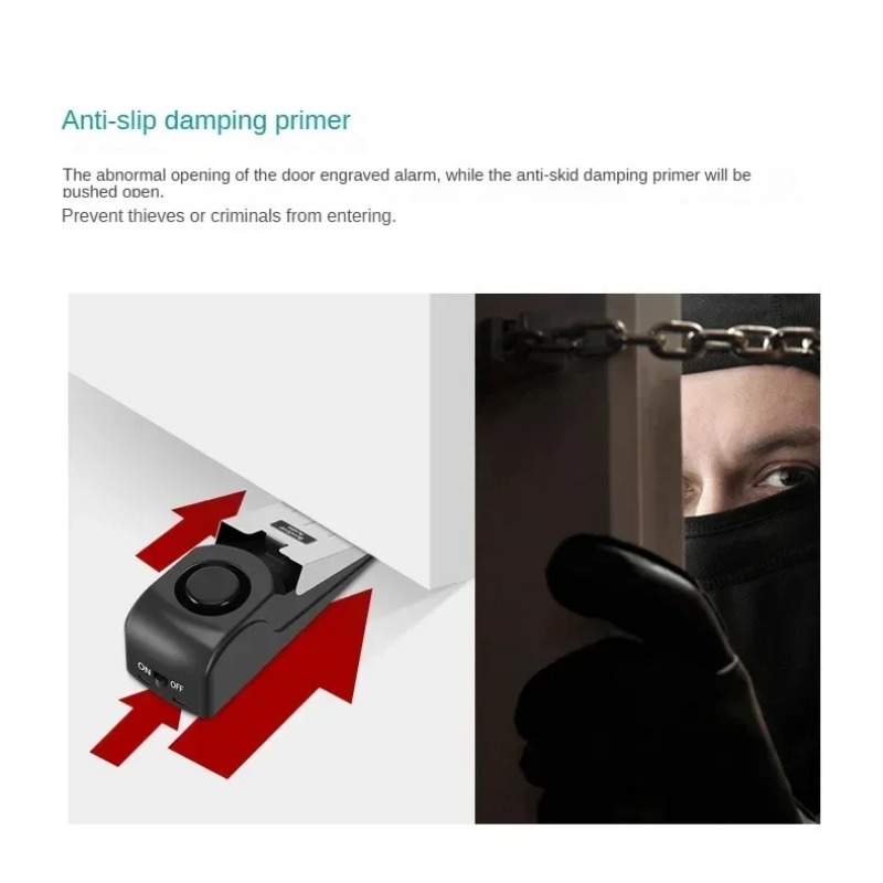 Portable Door Stop Security Al - огляд і ціна Door Stop Alarm