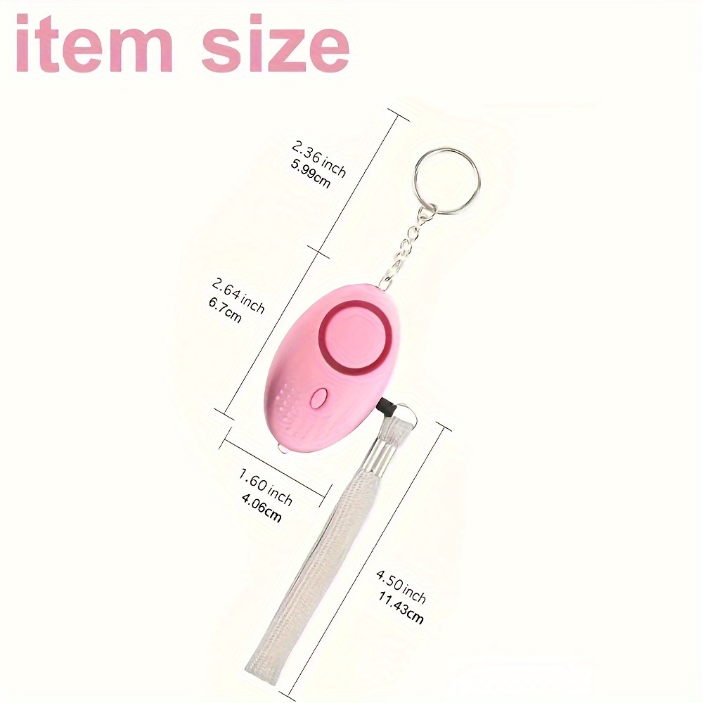 130dB Personal Safety Alarm wi - огляд і ціна Personal Alarm Keychain