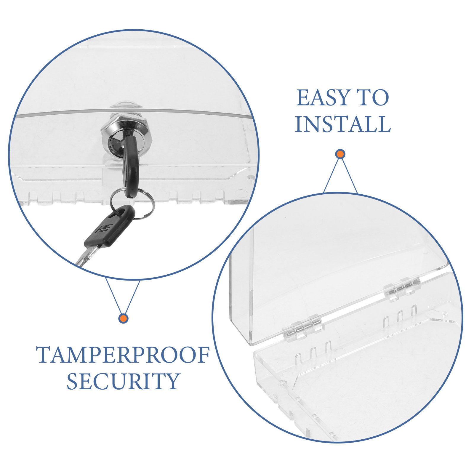 Lock Key Acrylic Thermostat Lo - огляд і ціна Lockbox Key Secure