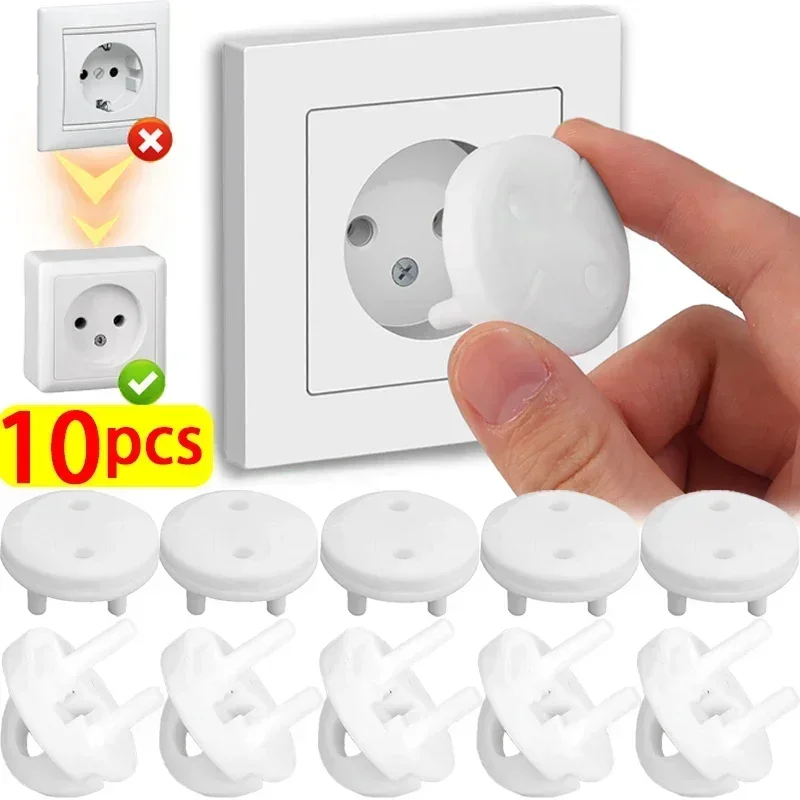 White Electrical Safety Socket - огляд і ціна Outlet Cover Baby