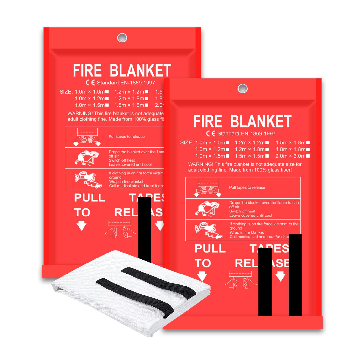 Fire Blanket 2 Pack 2*2m/1.5*1 - огляд і ціна Fire Blanket Kitchen
