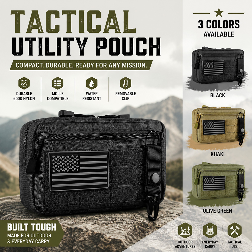 Tactical Molle EDC Pouch Outdo - огляд і ціна First Aid Bag Kit