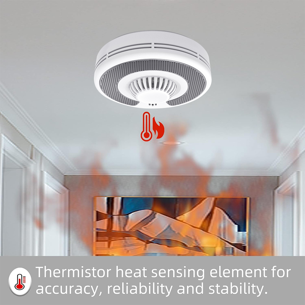 Wireless Interlinked(433MHz)+T - огляд і ціна Smoke Detector Interconnected