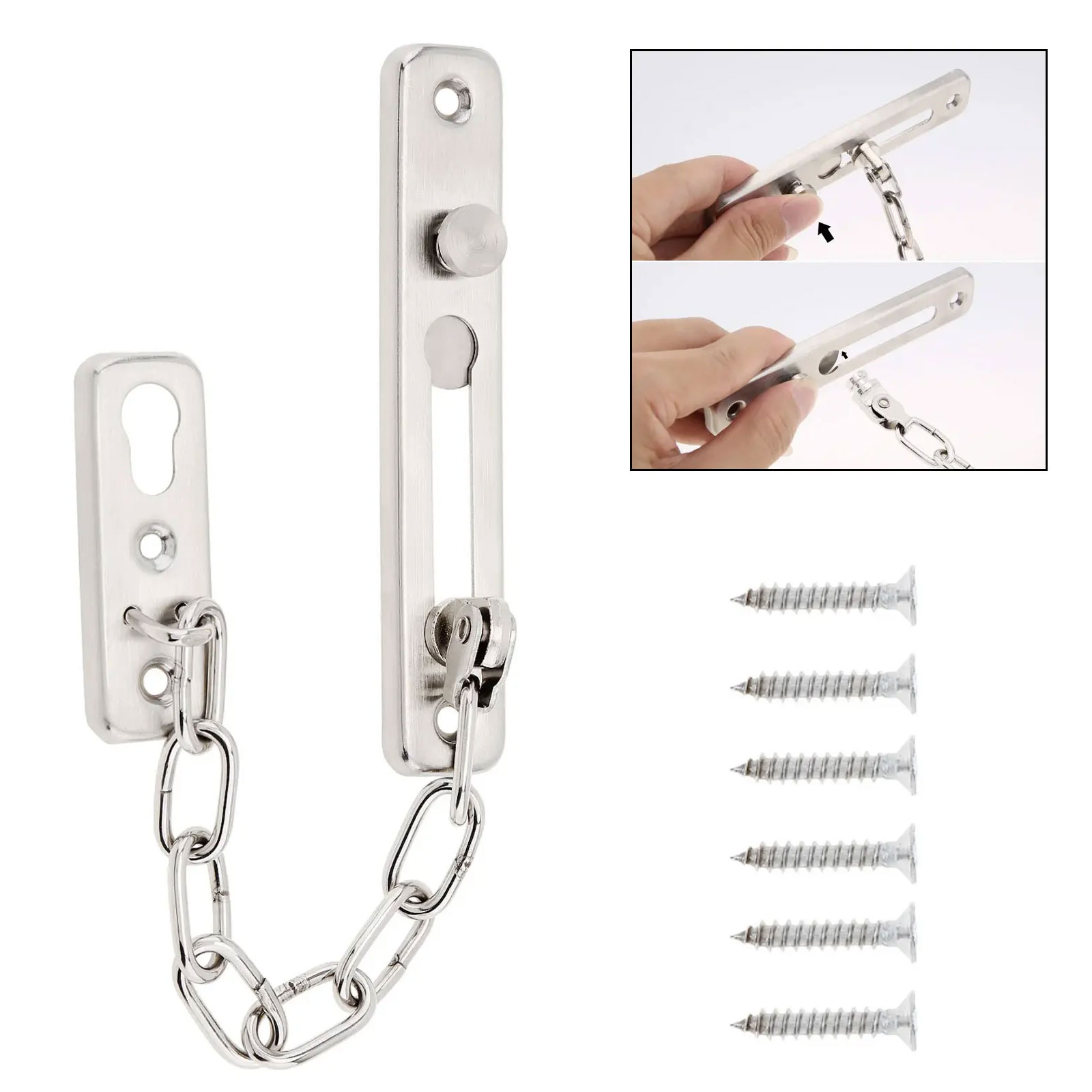 Solid Security Door Sliding Ch - огляд і ціна Security Chain Door