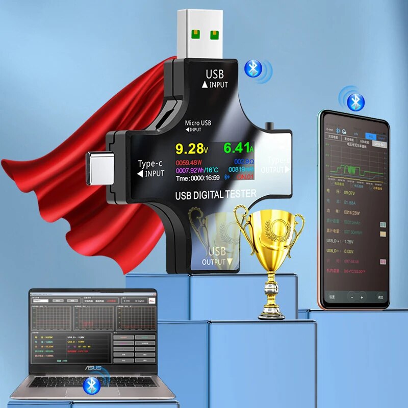 USB Tester DC Type-C PD Digita - огляд і ціна Co Detector Plug