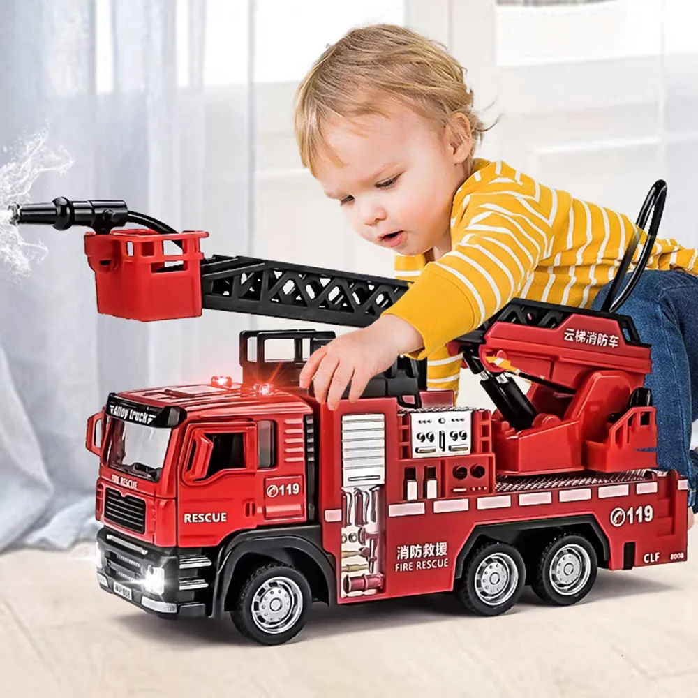 1/32 Fire Engine Car Toy Model - огляд і ціна Fire Escape Ladder