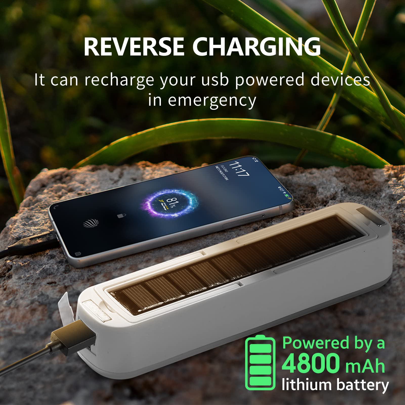 Solar Rechargeable Camping Lan - огляд і ціна Power Outage Light