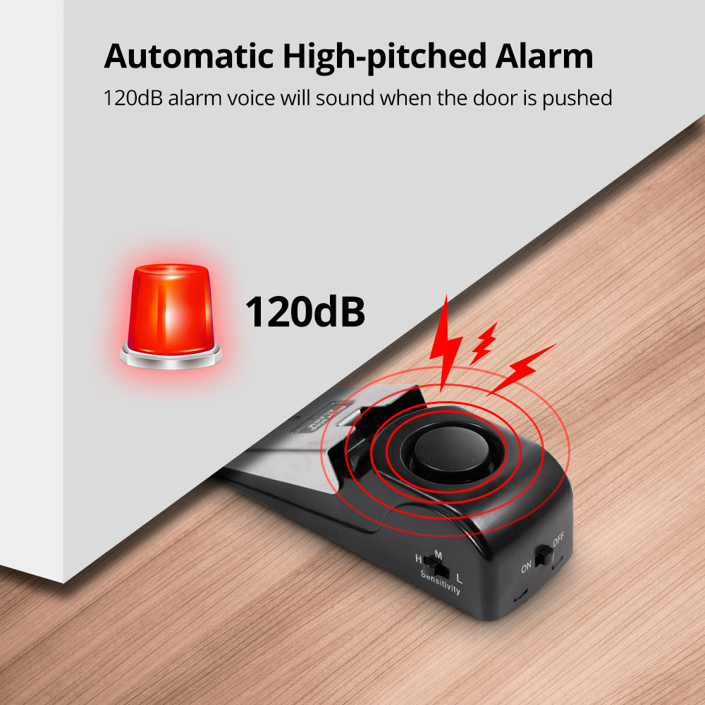 2pcs Door Stop Alarm for Home  - огляд і ціна Door Stop Alarm