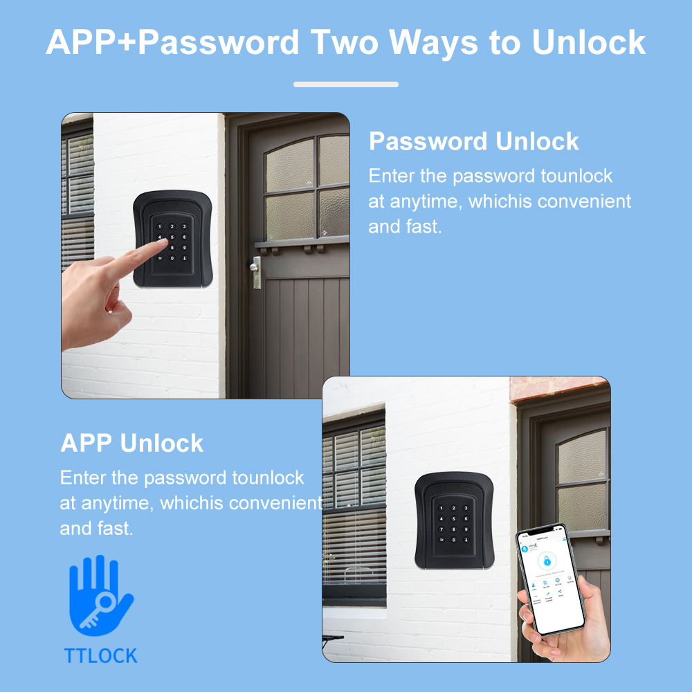 TTLock Wireless Key Box Waterp - огляд і ціна Lockbox Key Secure