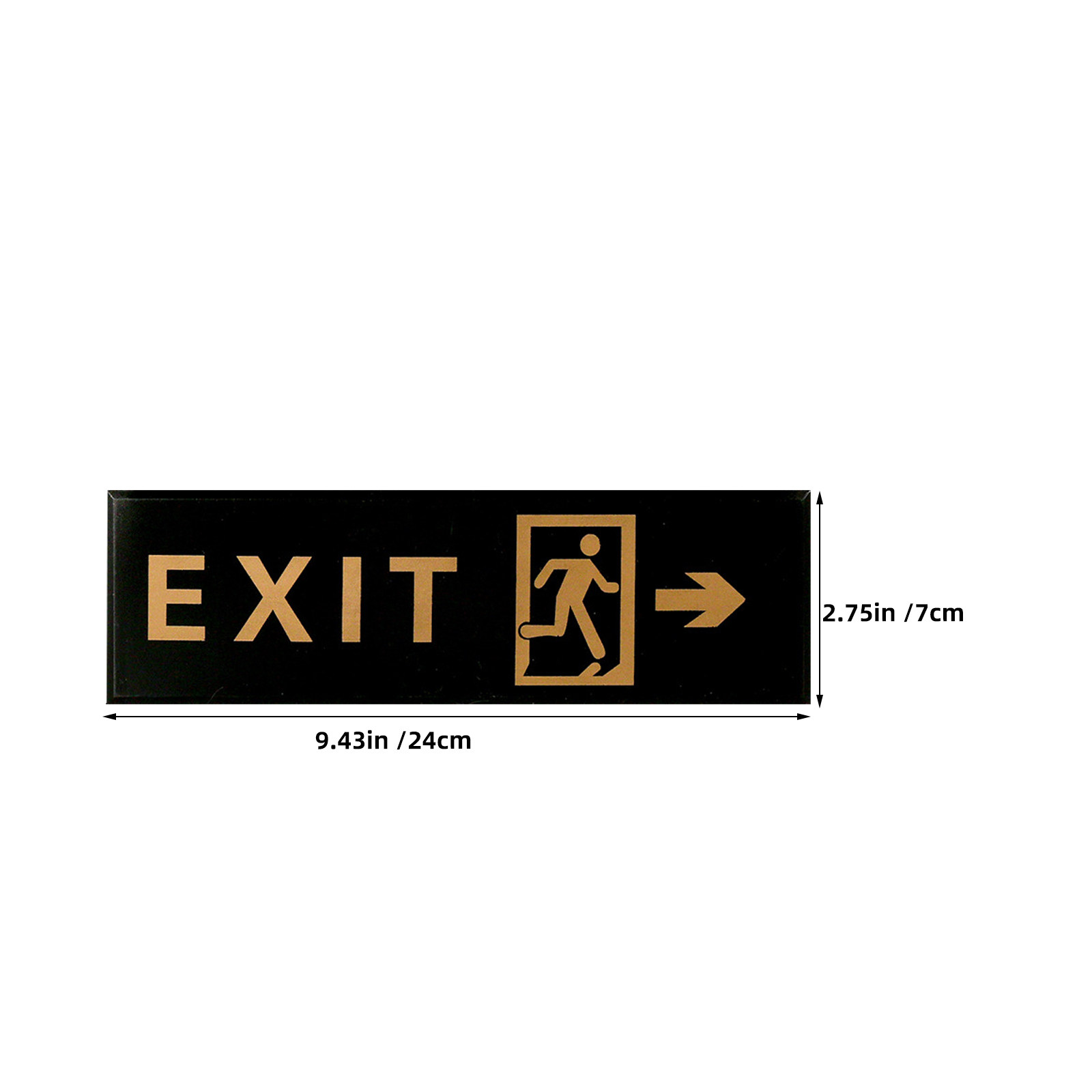 5Pcs Acrylic Exit Sign Self Ad - огляд і ціна Emergency Exit Sign