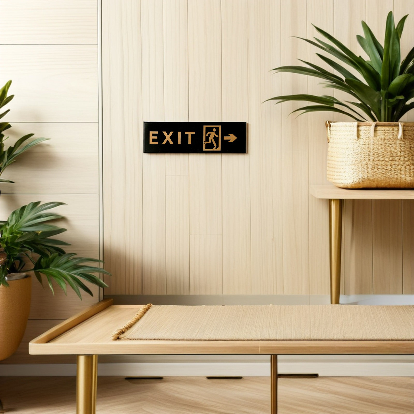 5Pcs Acrylic Exit Sign Self Ad - огляд і ціна Emergency Exit Sign
