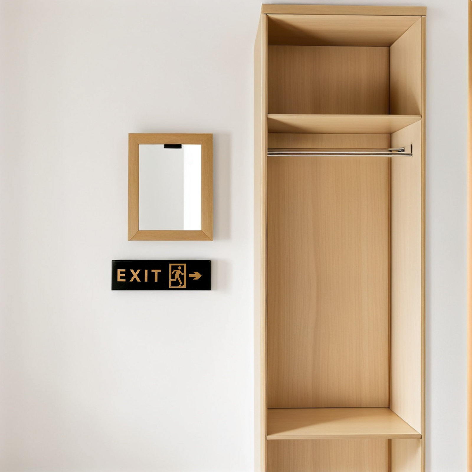 5Pcs Acrylic Exit Sign Self Ad - огляд і ціна Emergency Exit Sign
