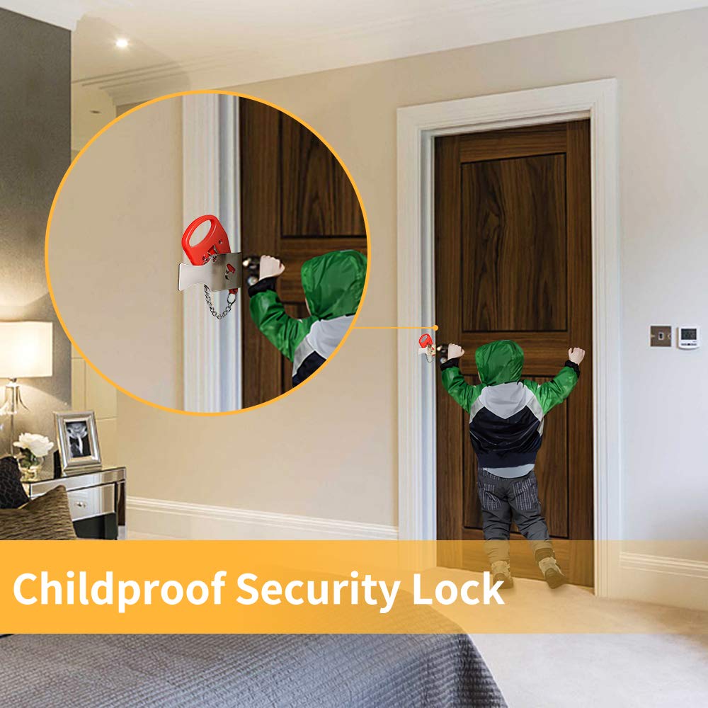 KAK Portable Door Lock Keyless - огляд і ціна Security Chain Door