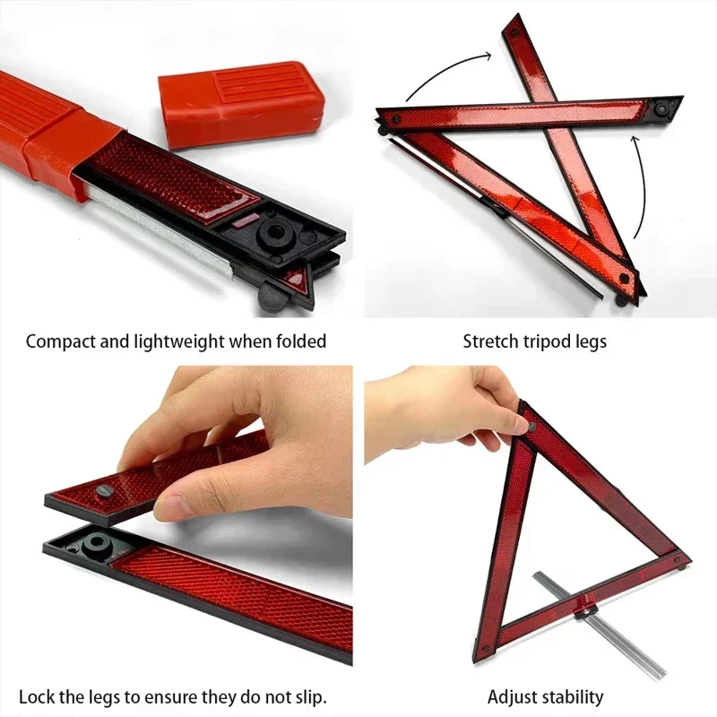 Car Triangle Reflective Tripod - огляд і ціна Emergency Exit Sign