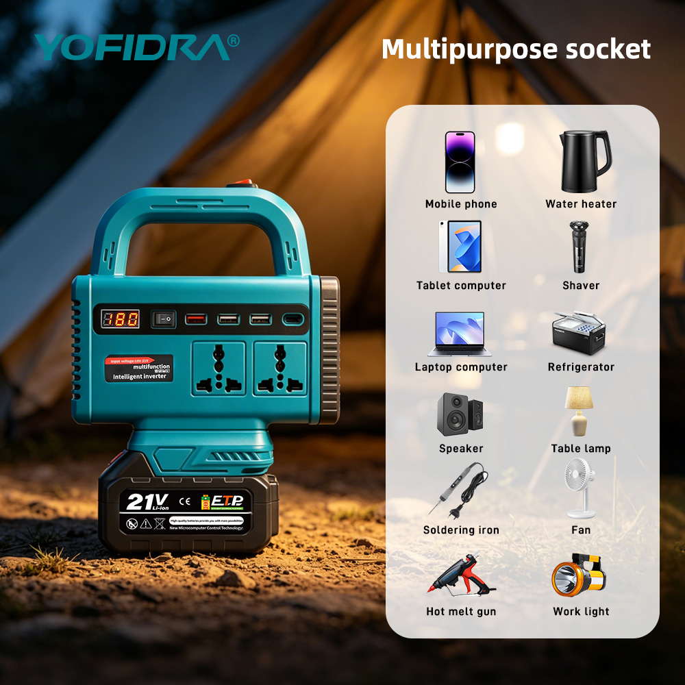 YOFIDRA 220V Portable Power In - огляд і ціна Power Outage Light