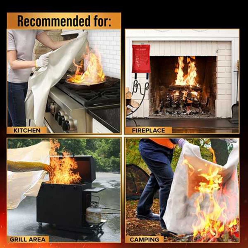 AED2-Emergency Fire Blanket, F - огляд і ціна Fire Blanket Kitchen