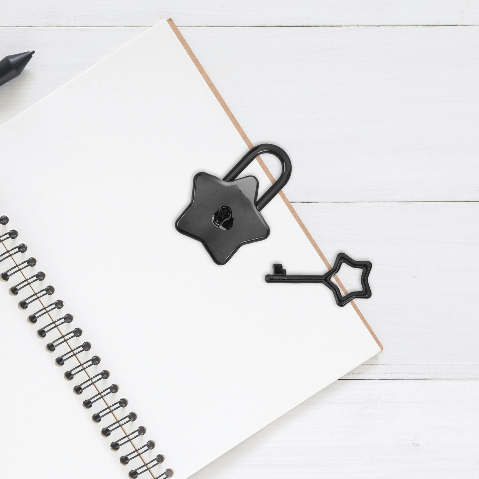 Small Star Shaped Mini Noteboo - огляд і ціна Lockbox Key Secure