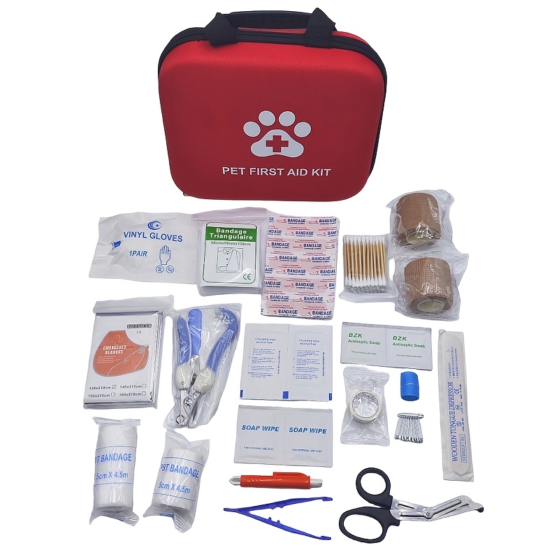Portable Pet First-Aid Kit, Ca - огляд і ціна First Aid Bag Kit