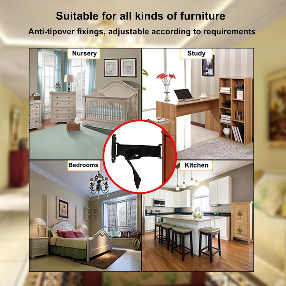 Earthquake Proof Furniture Anc - огляд і ціна Earthquake Anchor Strap