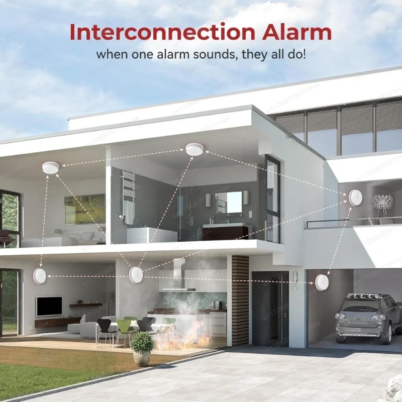 High quality-8pack,Hardwired I - огляд і ціна Smoke Detector Interconnected