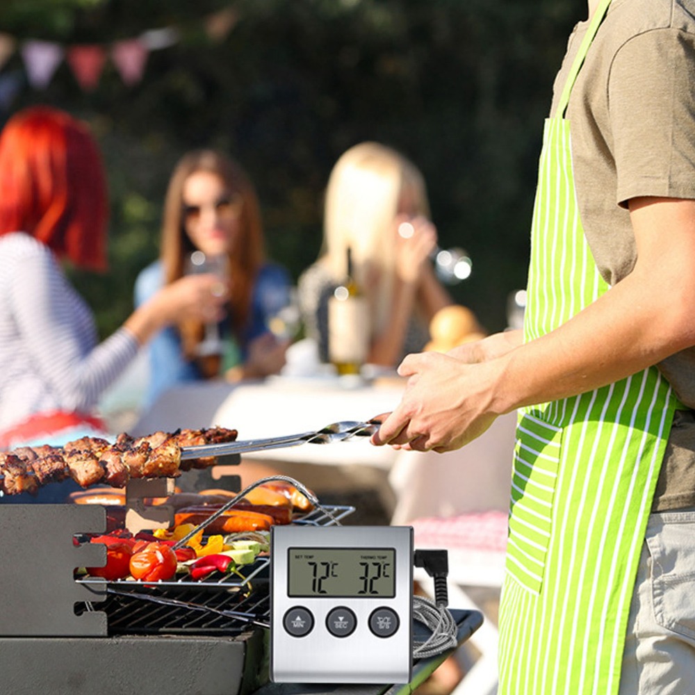 Silver Digital BBQ Meat Thermo - огляд і ціна Pool Alarm Float