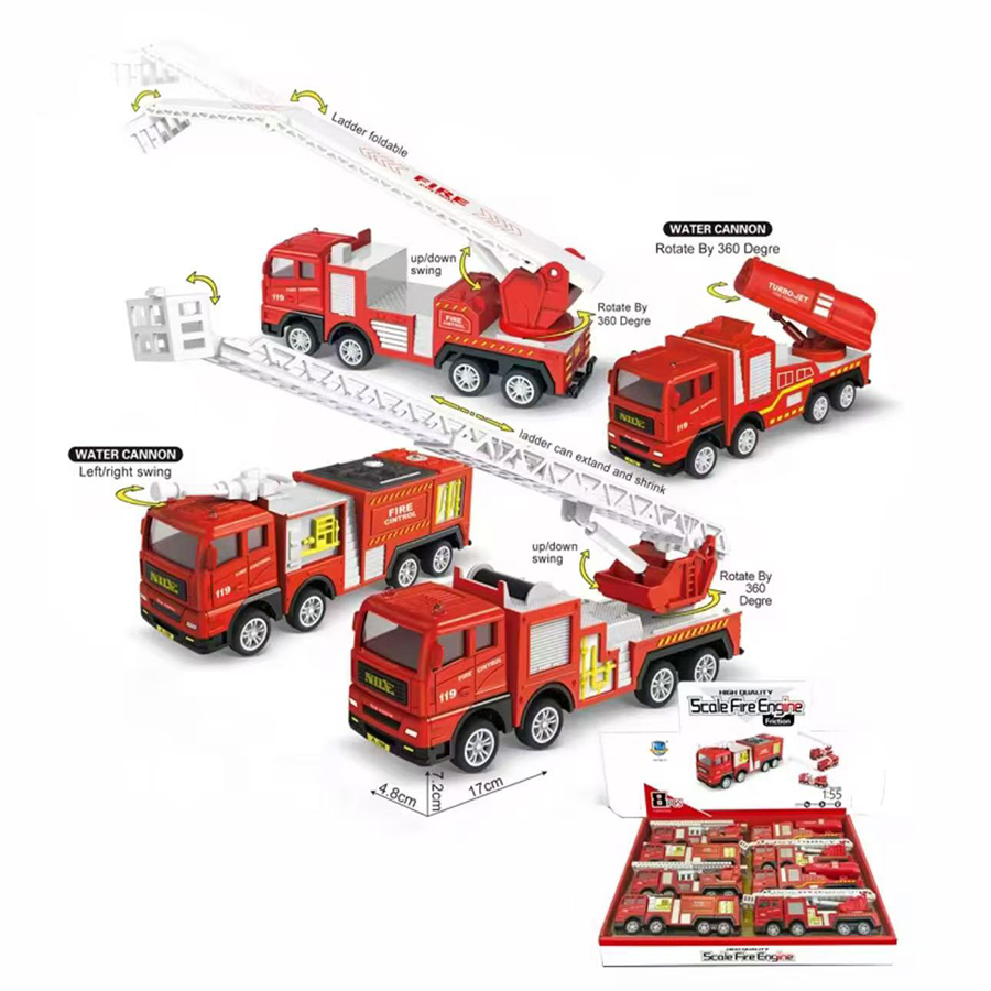 1pc-Alloy Fire Truck 1:32 Simu - огляд і ціна Fire Escape Ladder