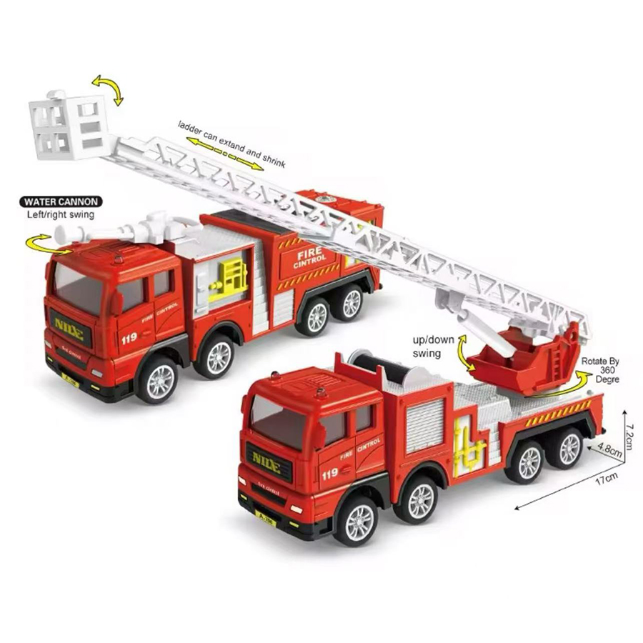 1pc-Alloy Fire Truck 1:32 Simu - огляд і ціна Fire Escape Ladder