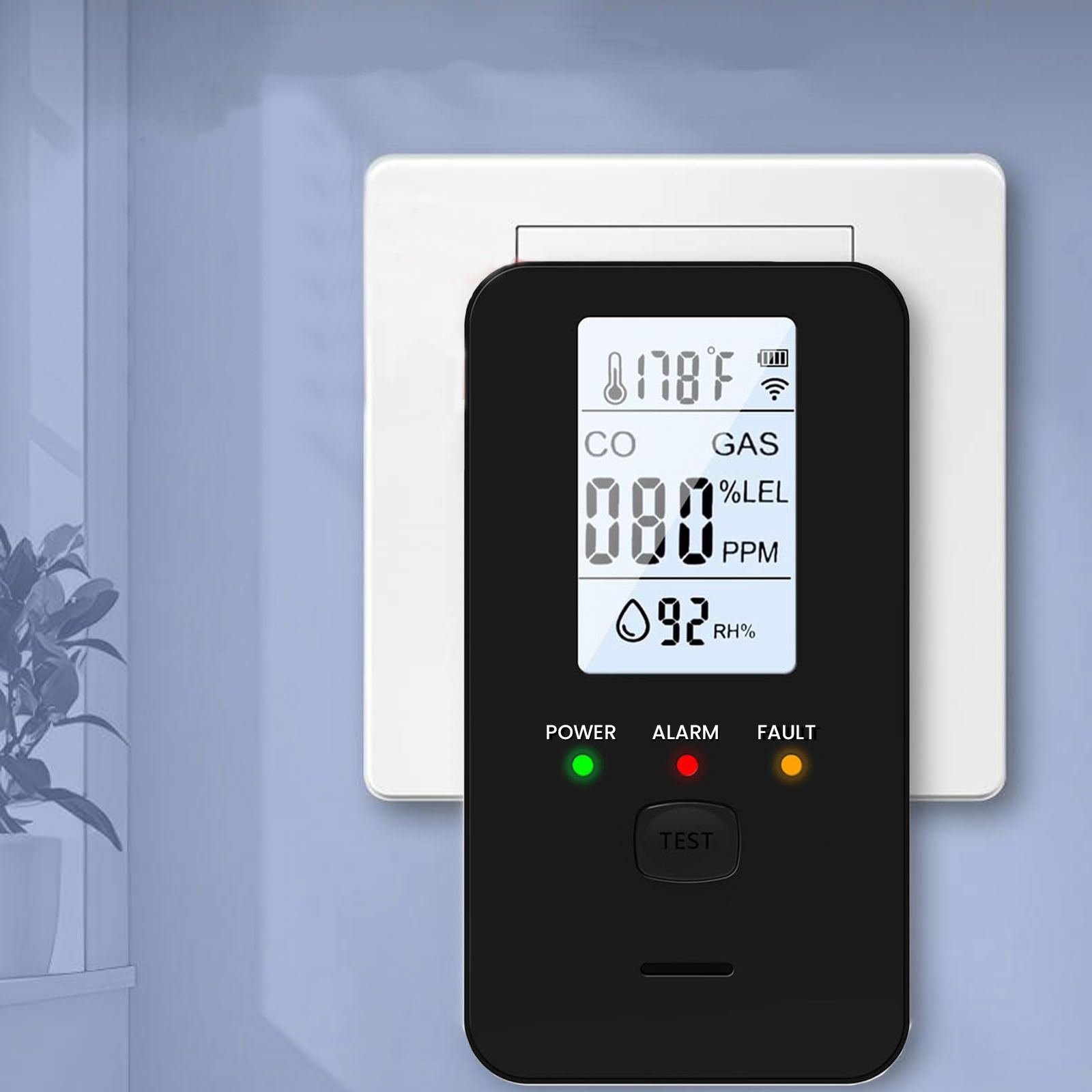 4-in-1 Gas & Carbon Monoxide D - огляд і ціна Co Detector Plug