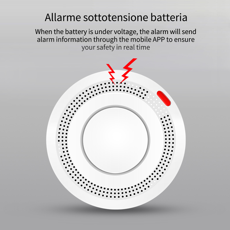 6Pack Tuya WiFi Smart Smoke Se - огляд і ціна Smoke Detector Interconnected